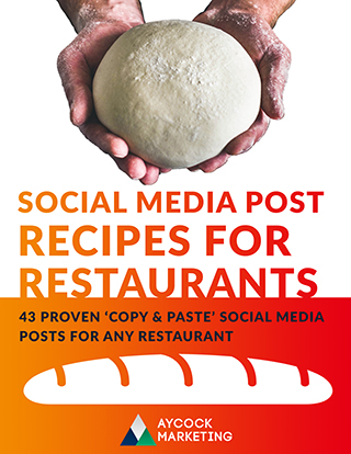 social media post recipes for restaurants PDF cover