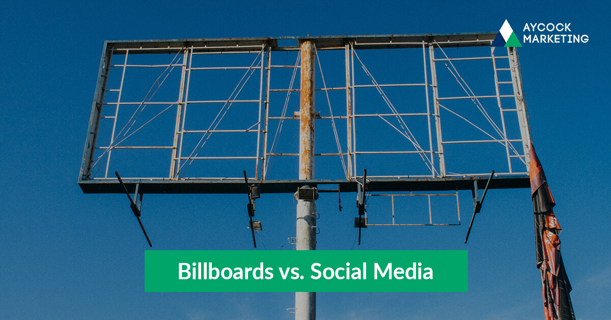 billboards vs social media advertising